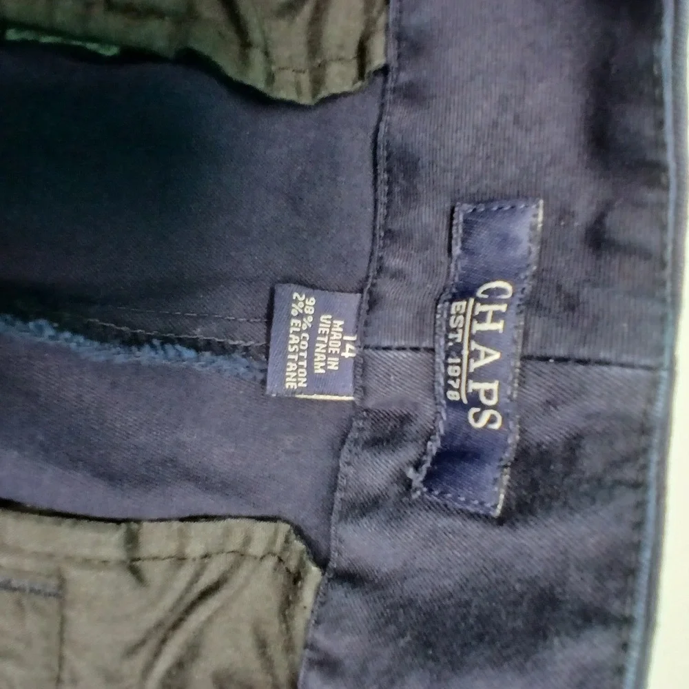 Chaps navy blue